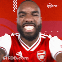 Man With Beard In Red Adidas Shirt GIF