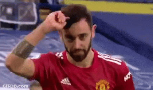 Man With Beard In Red Adidas Shirt GIF