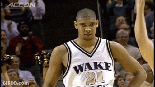 Man With Beard In San Antonio Basketball Shirt GIF