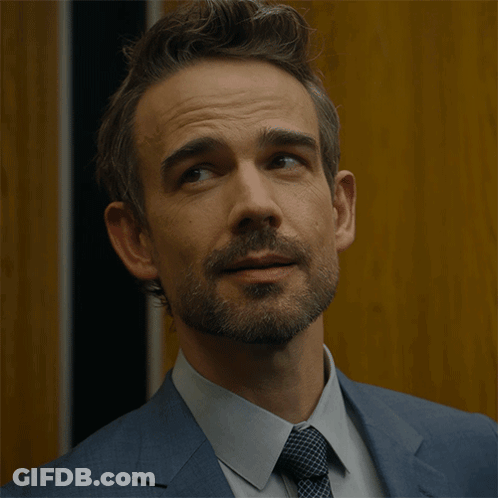 Man With Beard In Suit And Tie GIF