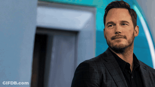 Man With Beard In Suit GIF
