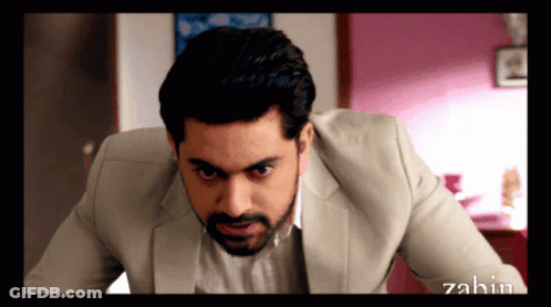 Man With Beard In Suit Zahin GIF
