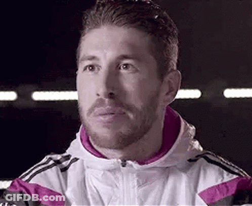 Man With Beard In White And Pink Jacket GIF