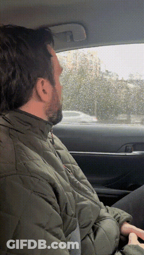 Man With Beard In White Hat And Gold Chain GIF