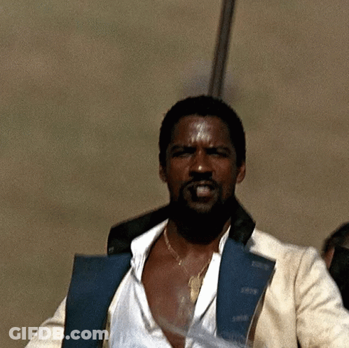 Man With Beard In White Shirt And Blue Jacket GIF
