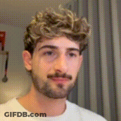 Man With Beard In White Shirt GIF