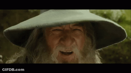 Man With Beard In Wizard Hat GIF