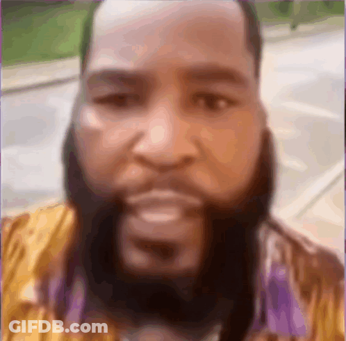 Man With Beard In Yellow Shirt GIF