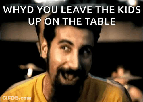 Man With Beard In Yellow Shirt Saying Why GIF