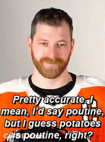 Man With Beard Jersey Saying Pretty Accurate GIF