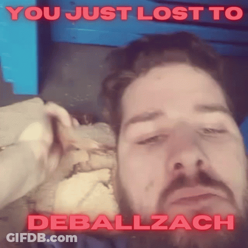 Man With Beard Laying On Bed You Just Lost To Deballzach GIF