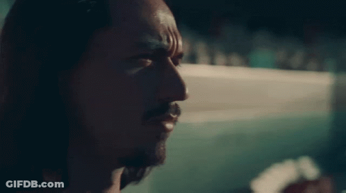 Man With Beard Looking At Something GIF