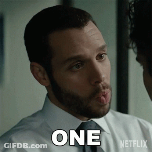 Man With Beard Making Face And One GIF