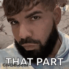 Man With Beard Making Funny Face GIF