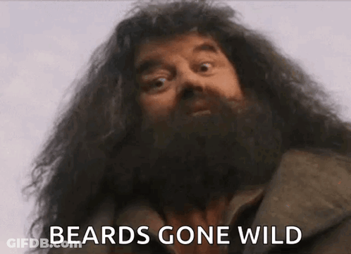Man With Beard Making Funny Face Beards Gone Wild GIF