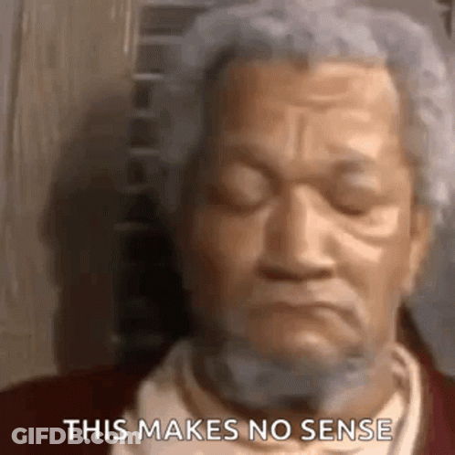 Man With Beard Making Funny Face Eyes Closed This Makes No Sense GIF