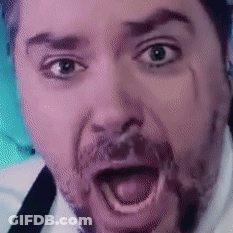 Man With Beard Making Funny Face GIF