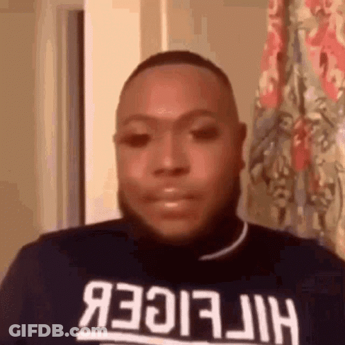Man With Beard Making Funny Face GIF
