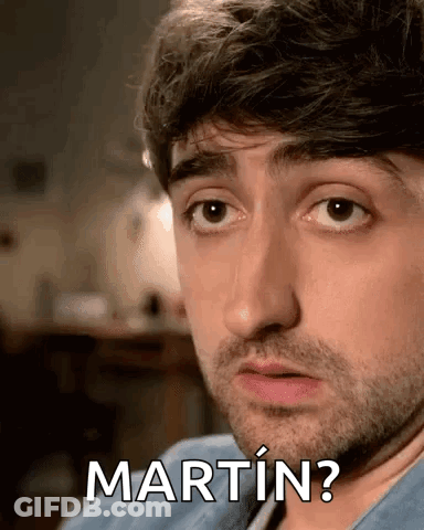 Man With Beard Making Funny Face Martin GIF