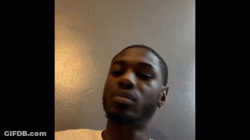 Man With Beard Making Funny Face GIF