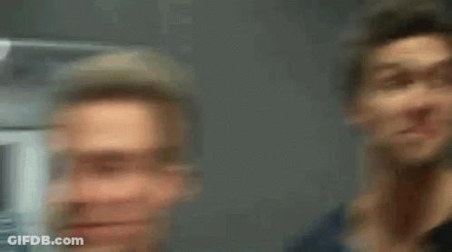 Man With Beard Making Funny Face GIF