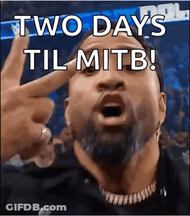 Man With Beard Making Funny Face Pointing At Head GIF