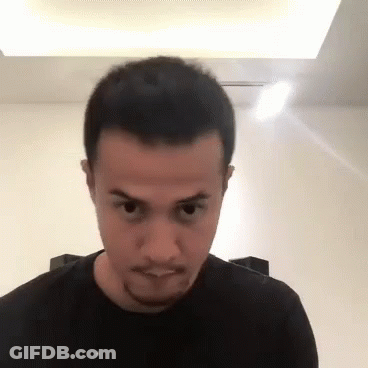 Man With Beard Making Funny Face GIF