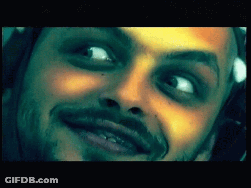 Man With Beard Making Funny Face GIF