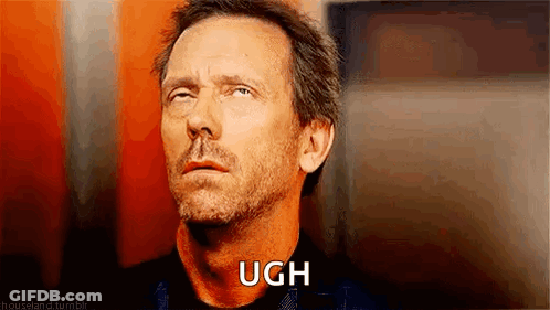 Man With Beard Making Funny Face Saying Ugh GIF
