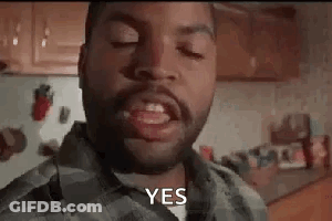 Man With Beard Making Funny Face Saying Yes GIF