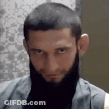 Man With Beard Making Funny Face GIF