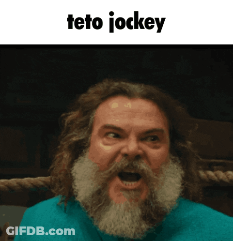 Man With Beard Making Funny Face Teto Jockey GIF