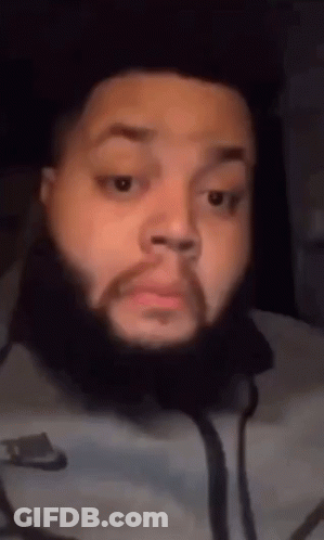 Man With Beard Making Funny Face GIF