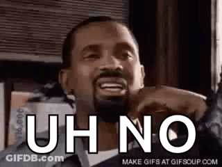 Man With Beard Making Funny Face Uh No GIF
