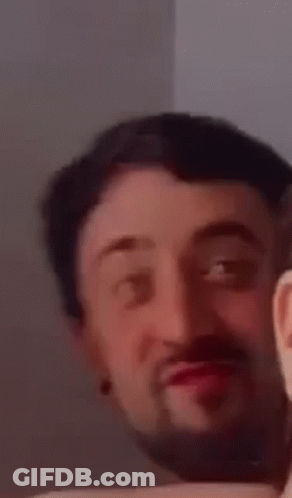 Man With Beard Making Funny Face GIF