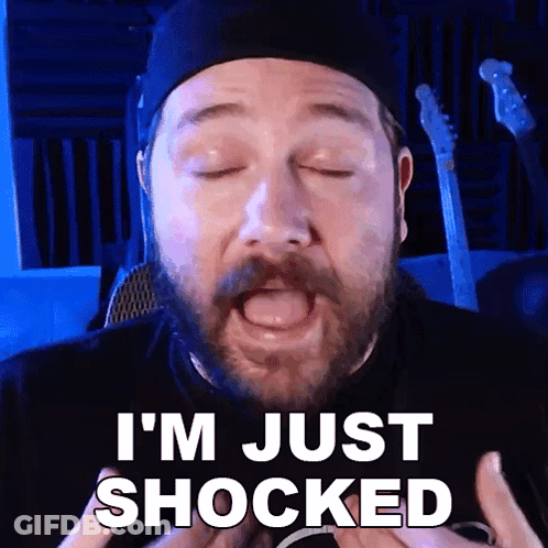 Man With Beard Making Shocked Face GIF