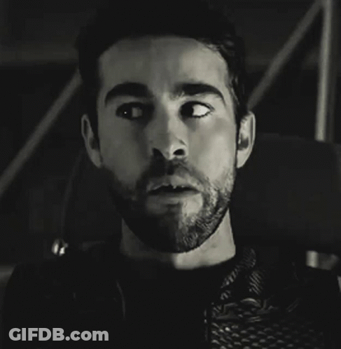 Man With Beard Making Surprised Face GIF