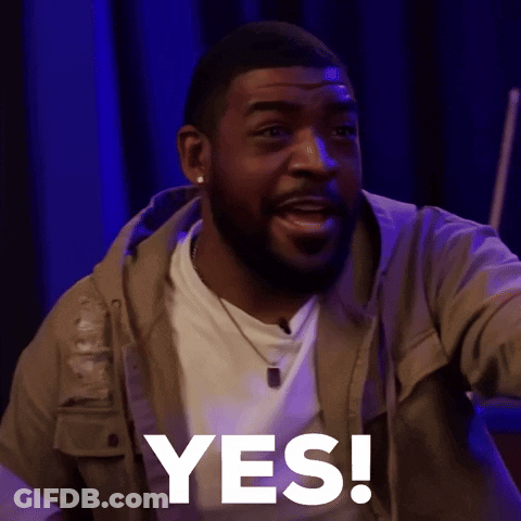 Man With Beard Making Yes Gesture GIF