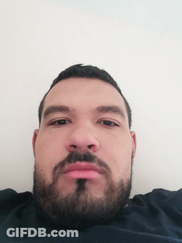Man With Beard Mouth Open GIF