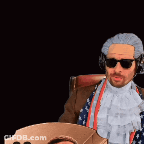 Man With Beard Next To Card Saying 00 GK USA GIF