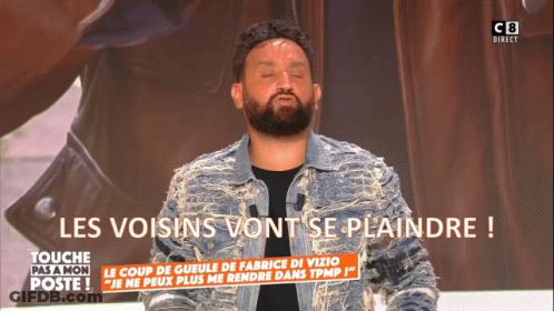 Man With Beard On Les Voisins Vont Se Plaindre GIF
