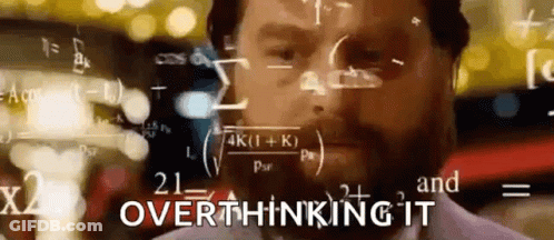 Man With Beard Overthinking Equations GIF