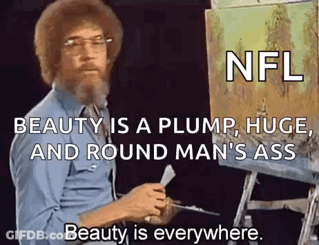 Man With Beard Painting MLB GIF
