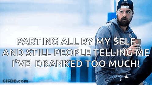 Man With Beard Parting Alone GIF