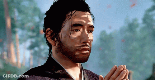 Man With Beard Praying GIF