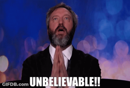 Man With Beard Praying Unbelievable GIF