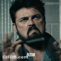 Man With Beard Saying Boom GIF