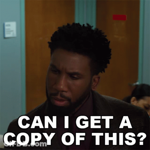 Man With Beard Saying Can I Get Copy GIF