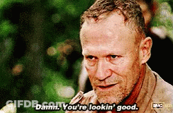 Man With Beard Saying Damn You're Looking Good GIF