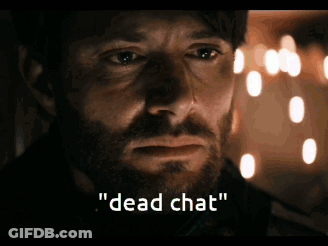 Man With Beard Saying Dead Chat GIF